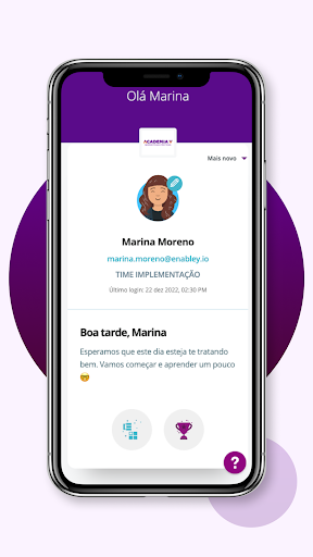 Android application Academia V screenshort