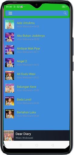 Woro Widowati Lagu Baper Galau Screen 2