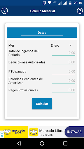 Calculadora Fiscal PF 2023 Screen 3