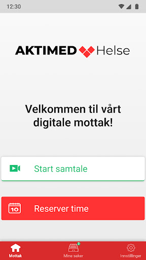 Android application Aktimed Helse screenshort