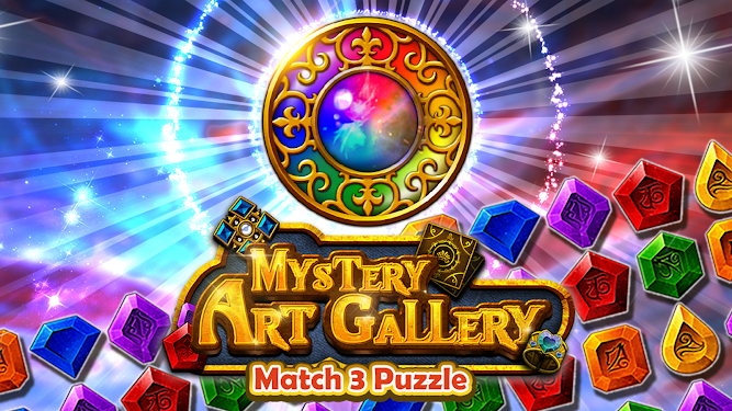 #1. Mystery Art Gallery: Match 3 (Android) By: BRAEVE