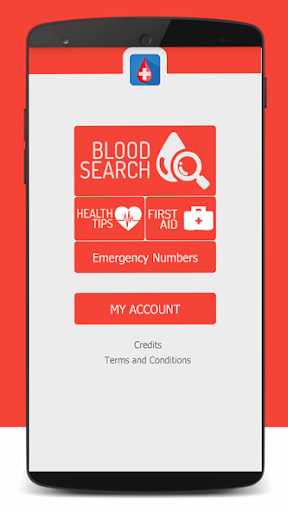Android application EmBlood - Life Saving App screenshort