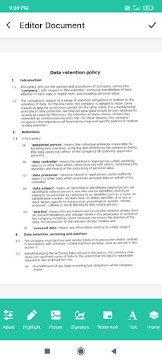 DocScanner Go -PDF Scanner App Screen 3