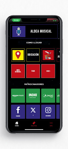 Android application Vive Latino screenshort