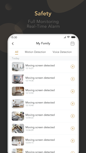 Android application SecuHome screenshort
