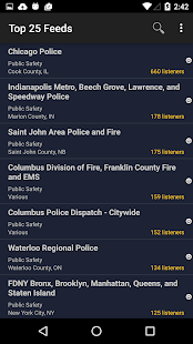 Broadcastify Police Scanner Screenshot