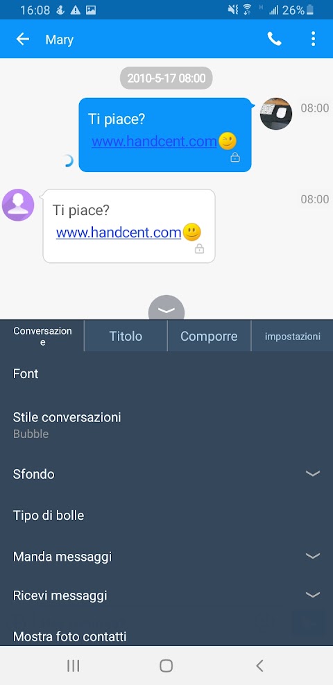 Handcent SMS Italian Languageのおすすめ画像2