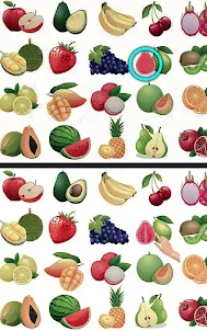 Find the differences fruits