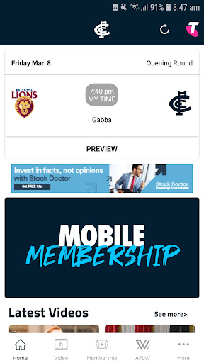 Android application Carlton Official App screenshort