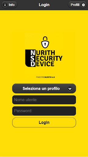 Android application NSD Nurith Security Device screenshort