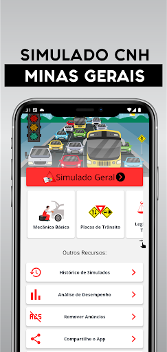 Android application Simulado MG: Prova teórica CNH screenshort