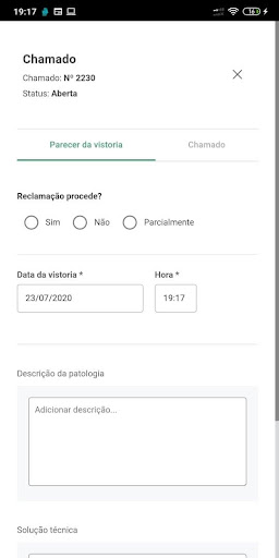 INMETA Manutenção Screen 2