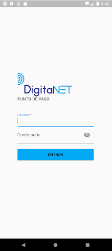 Android application Punto Pago DigitalNet screenshort