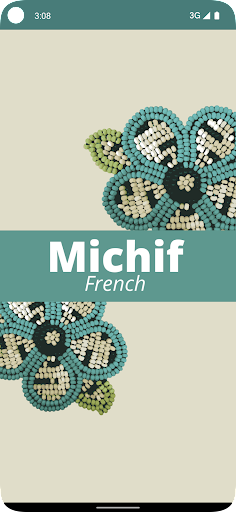 Android application Learn Michif French screenshort