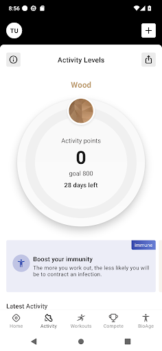 Raspberry Health Club ekran görüntüsü