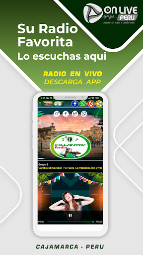 Android application Ollantay Radio on line screenshort