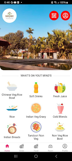 Android application RamsnestApp screenshort