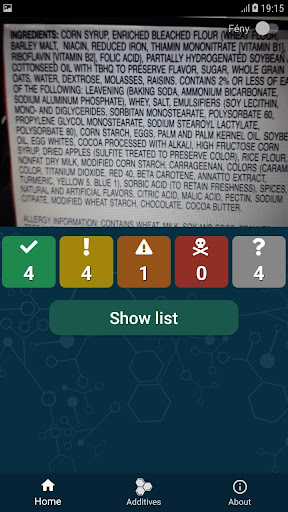 Food Checker Screen 2