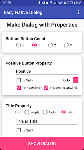 Easy Native Dialog(Android Ale Screenshot 1 - AppWisp.com