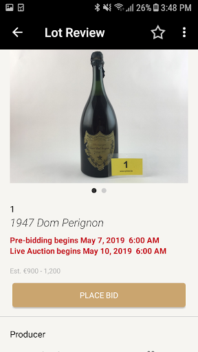 Sylvies Wine Auctions Screen 3