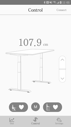 Android application Sit Stand screenshort