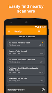 Scanner Radio Pro: Police/Fire Tangkapan layar