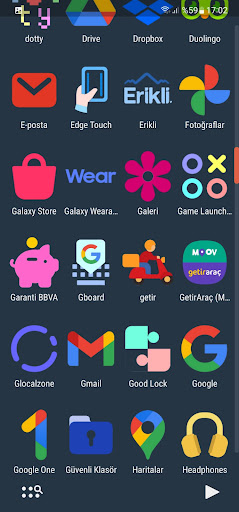 Android application Rainbow Icon Pack screenshort