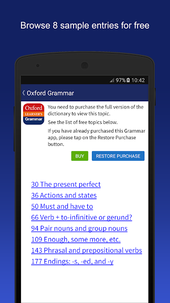 Oxford Learner's Quick Grammar 1.1.12 APK + Mod (Unlocked) for Android