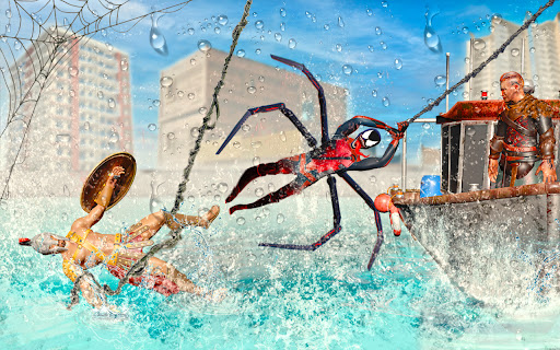 Spider Rope hero Vice Town 3D Screen 2