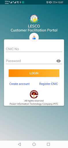 Android application LESCO LIGHT screenshort