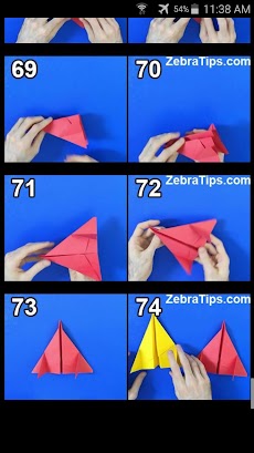 紙飛行機 折り紙簡単のおすすめ画像3
