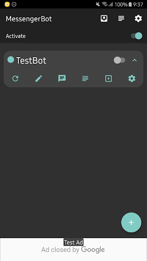 Android application MessengerBot - JS Chatbot screenshort