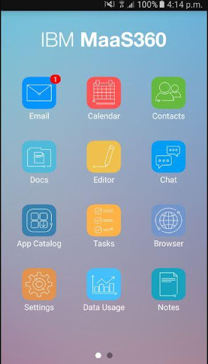 MaaS360 for Bluebird Screen 2