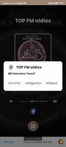 TOP FM oldies rádió Screen 2