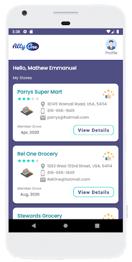 Android application Ally One Rewards screenshort