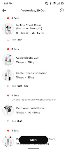 Value Yourself Fitness Screen 3