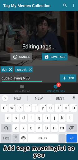 Tag My Memes Collection Screen 2