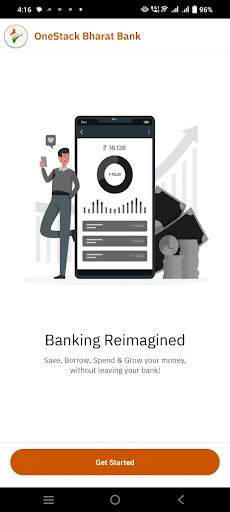 Android application Onestack Bharat Bank screenshort