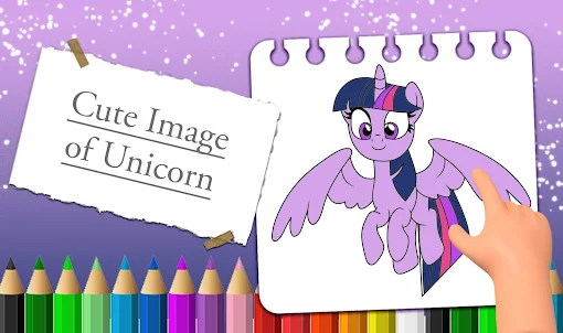 Unicorn Magical Coloring Book
