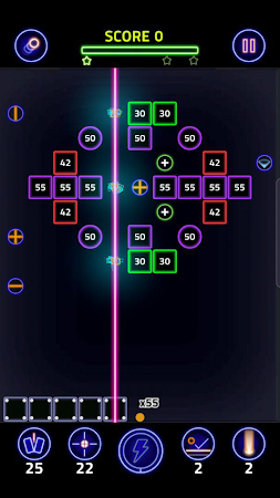 Game screenshot Brick Breaker Glow hack