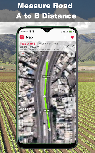 GPS Fields Area Measure Tool Screen 3