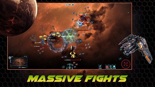 Android application WarUniverse: Cosmos Online screenshort
