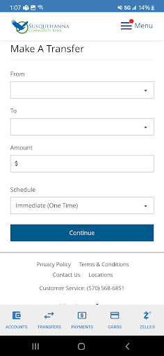 Susquehanna Comm Bank - Mobile Screen 3