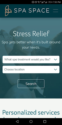 Android application Spa Space screenshort