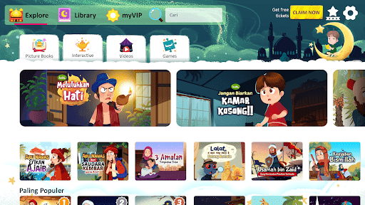 Screenshot of Kabi - Kisah Nabi & Buku Islam