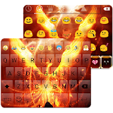 Gold Phoenix Emoji Keyboard icon