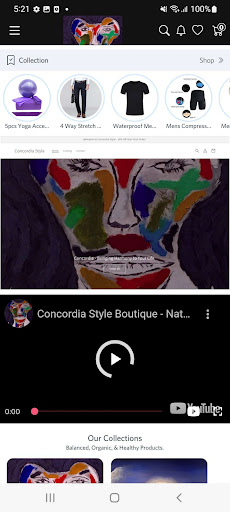 Android application Concordia Style Boutique screenshort