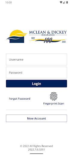Android application McLean & Dickey Client Center screenshort