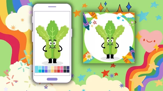 Coloring Book: Spinach App