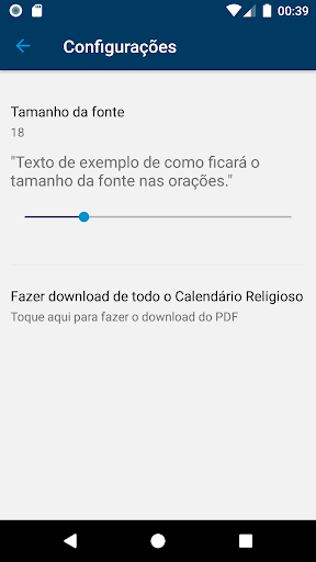 Android application Calendário Religioso Marista screenshort
